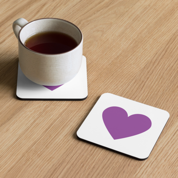 Cherish Life Heart Coaster